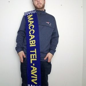 Maccabi Tel-Aviv Blue Yellow Soccer Scarf